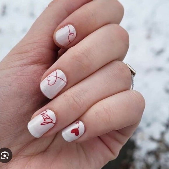 NWT ✨ Retired and RARE✨  Color Street❤️ Love Letters❤️ dry Nail Polish strips - Picture 6 of 10